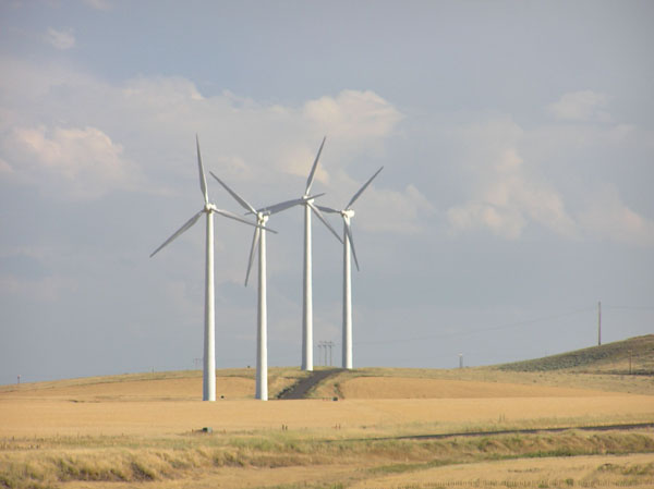 Wind farm near Condon, Oregon