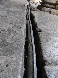 Ancient Lead Pipe, Bath England
